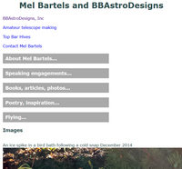 Lien vers le site de Mel Bartels and BBAstroDesigns